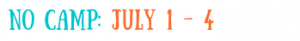 No Camp: July 8 - 11 Nine weeks of summer camps at the Wenatchee Valley Museum & Cultural Center for children entering 1st through 7th grade in Fall 2019.
