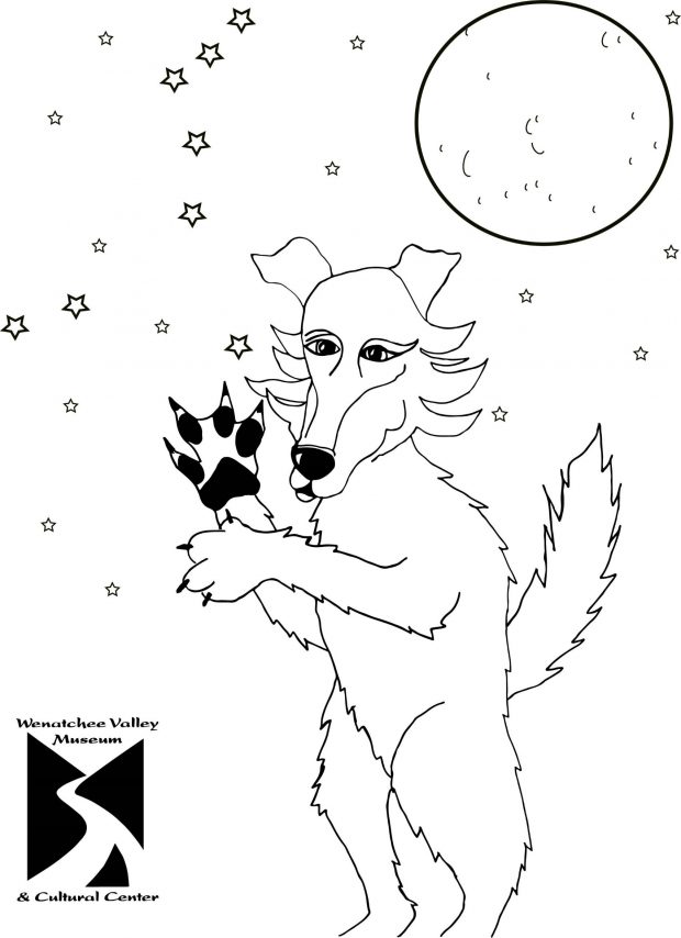 Printable Stars Printable Coyote