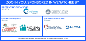 Zoo in You Wenatchee Sponsors