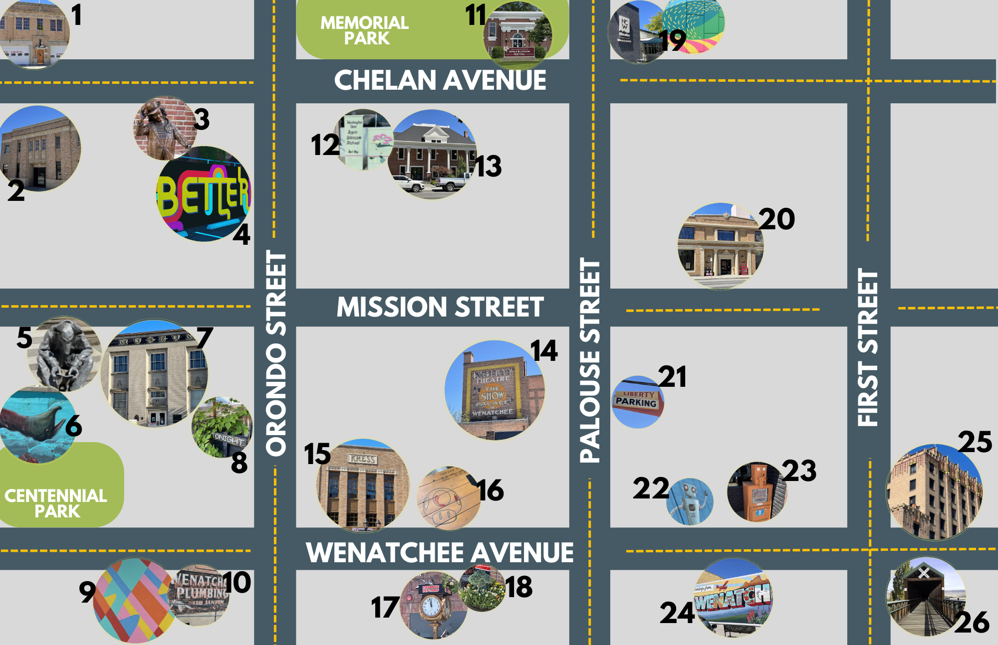2024 walking map